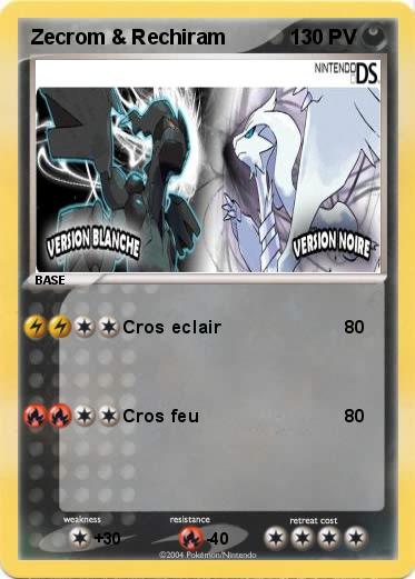Pokemon Zecrom & Rechiram