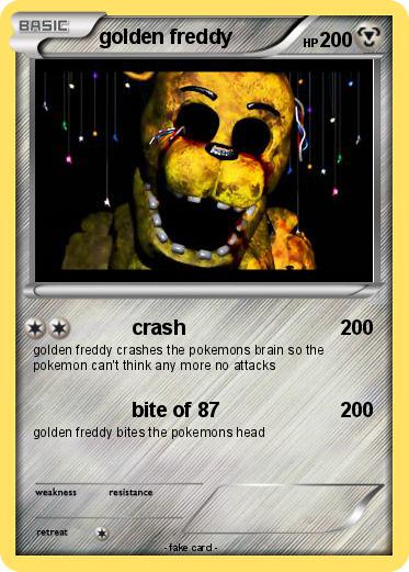 Pokemon golden freddy