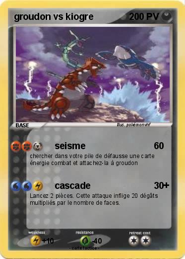 Pokemon groudon vs kiogre
