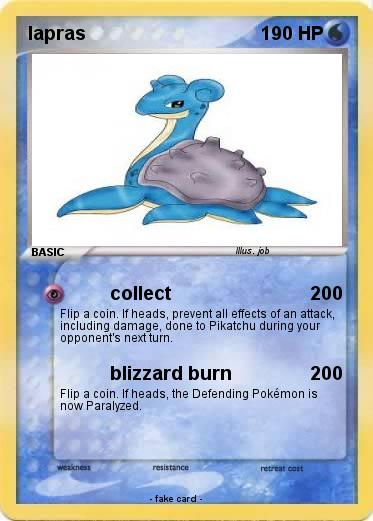 Pokemon lapras