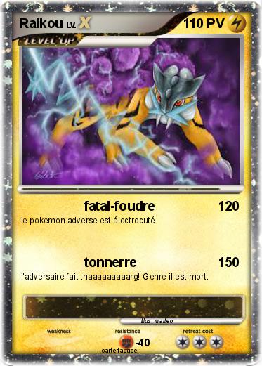 Pokemon Raikou