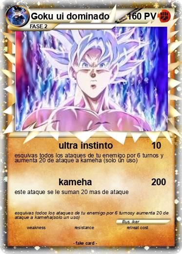 Pokemon Goku ui dominado