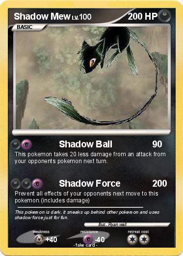 Pokemon Shadow Mew