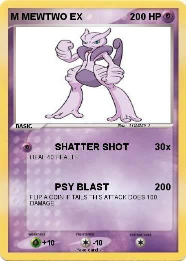 Pokemon M MEWTWO EX
