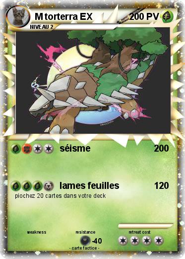 Pokemon M torterra EX