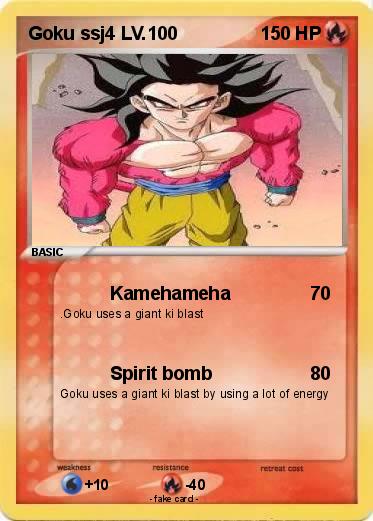 Pokemon Goku ssj4 LV.100