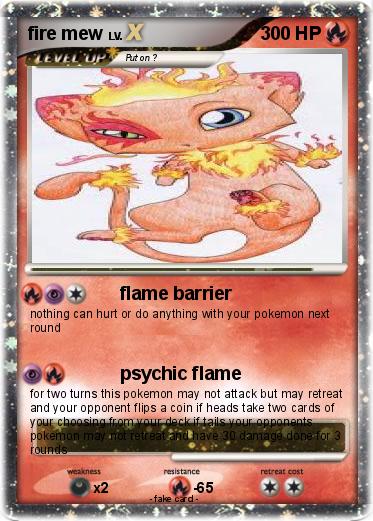 Pokemon fire mew