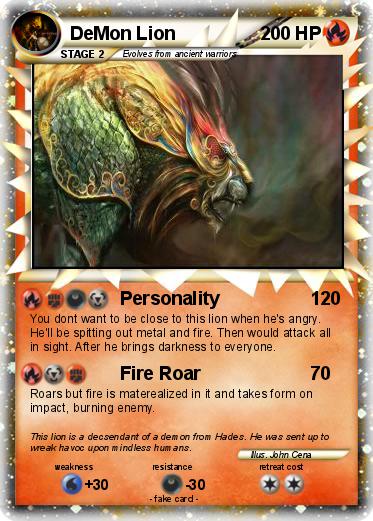 Pokemon DeMon Lion