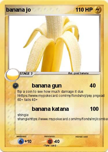 Pokemon banana jo