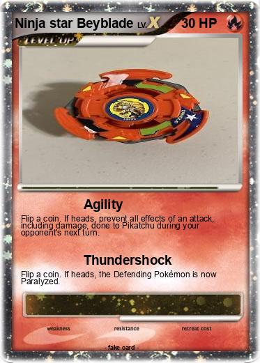 Pokemon Ninja star Beyblade