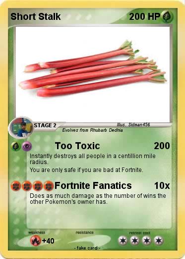 Pokemon Short Stalk