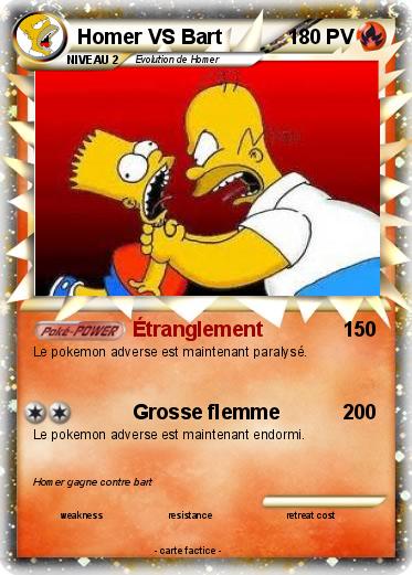 Pokemon Homer VS Bart