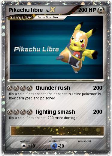 Pokemon Pikachu libre
