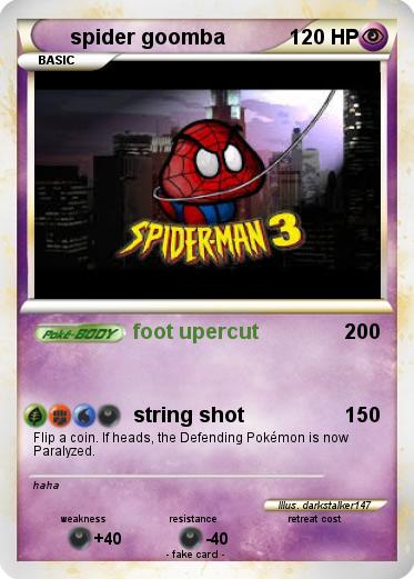 Pokemon spider goomba