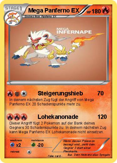 Pokemon Mega Panferno EX