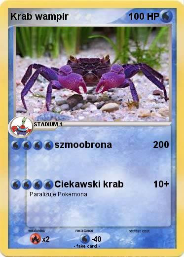 Pokemon Krab wampir