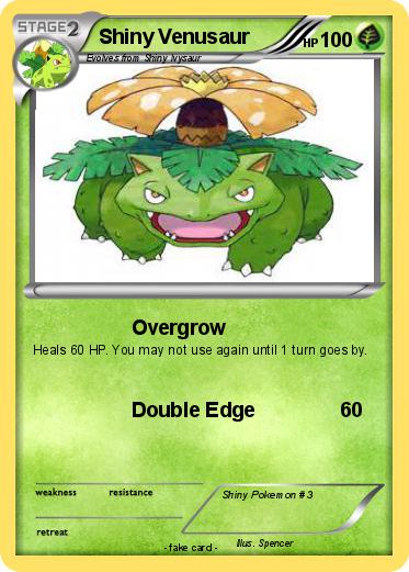 Pokemon Shiny Venusaur