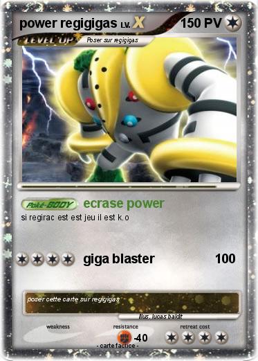 Pokemon power regigigas
