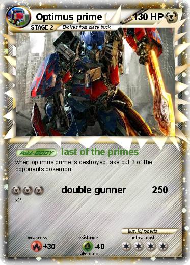 Pokemon Optimus prime