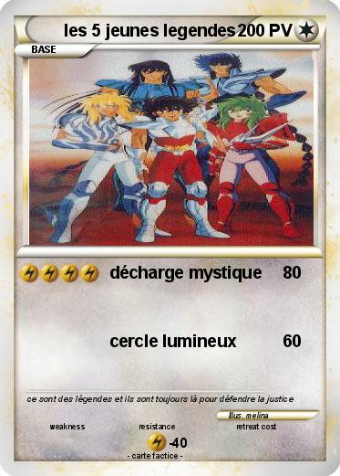 Pokemon les 5 jeunes legendes