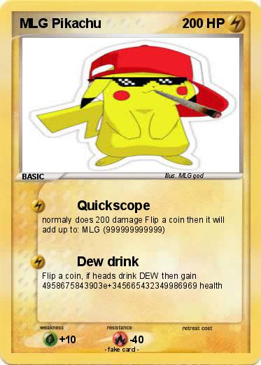 Pokemon MLG Pikachu