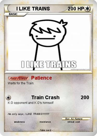 Pokemon I LIKE TRAINS