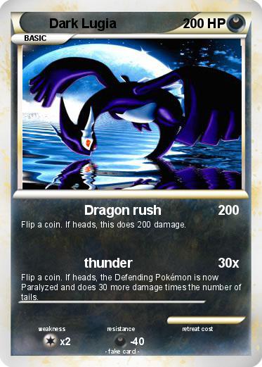 Pokemon Dark Lugia