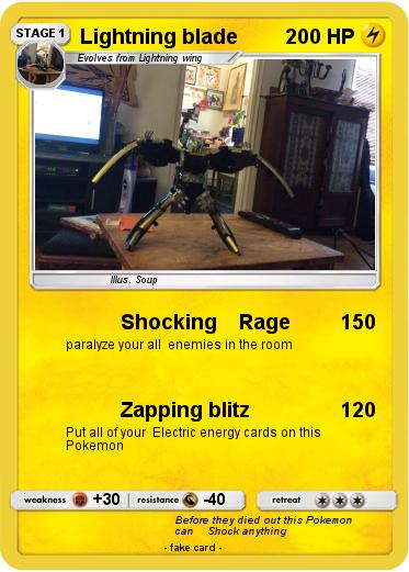 Pokemon Lightning blade