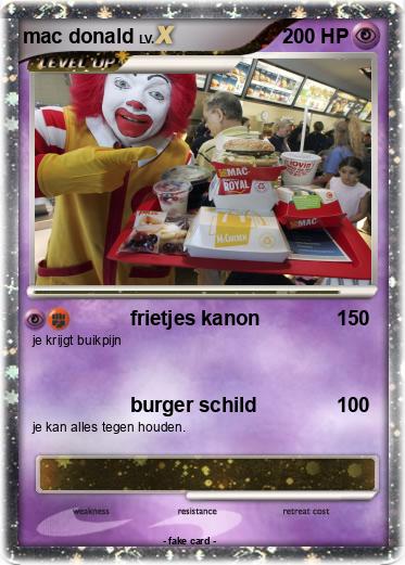Pokemon mac donald