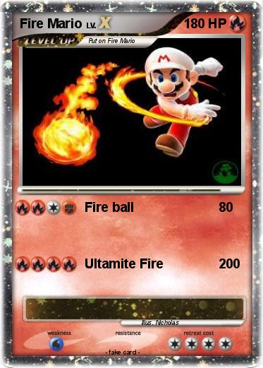 Pokemon Fire Mario