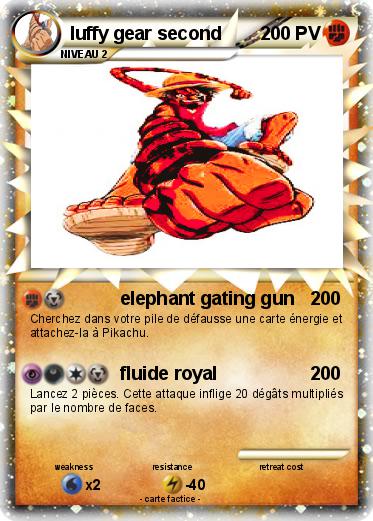 Pokemon luffy gear second
