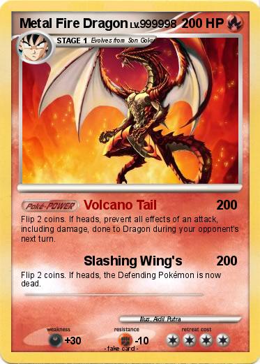 Pokemon Metal Fire Dragon