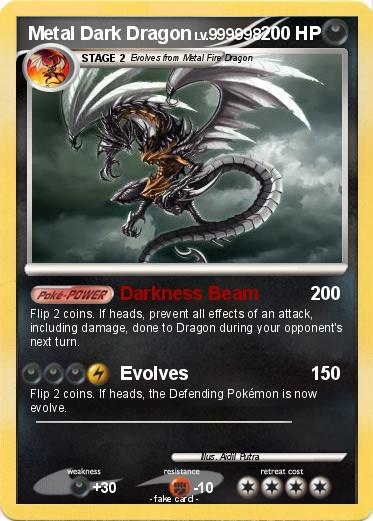Pokemon Metal Dark Dragon