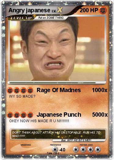 Pokemon Angry japanese