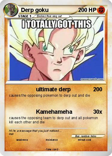Pokemon Derp goku