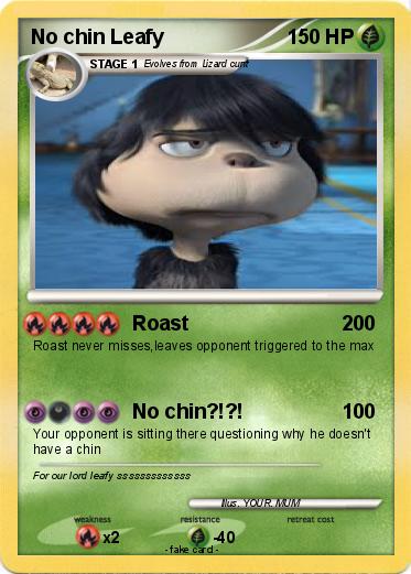 Pokemon No chin Leafy