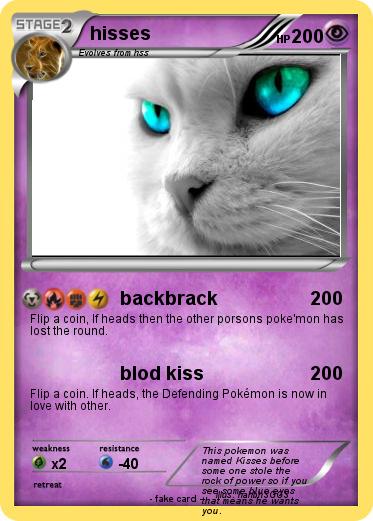 Pokemon hisses