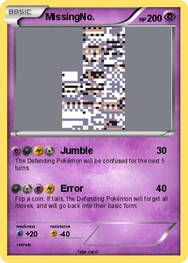 Pokemon MissingNo.