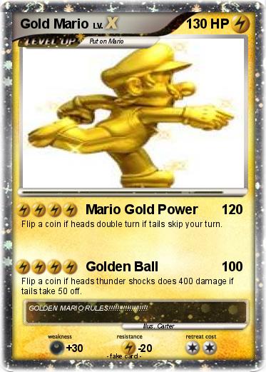 Pokemon Gold Mario