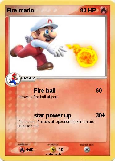 Pokemon Fire mario