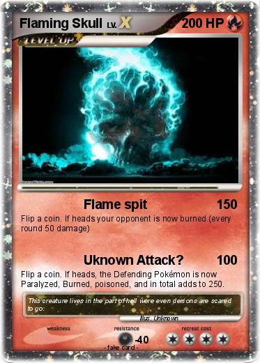 Pokemon Flaming Skull
