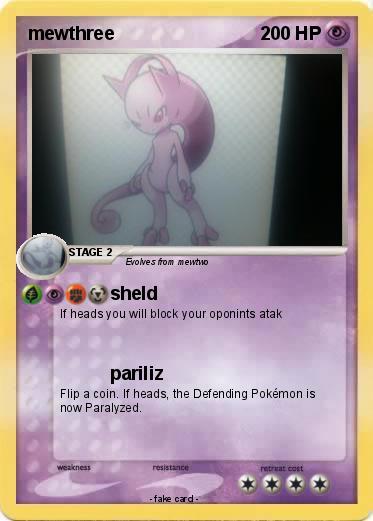 Pokemon mewthree