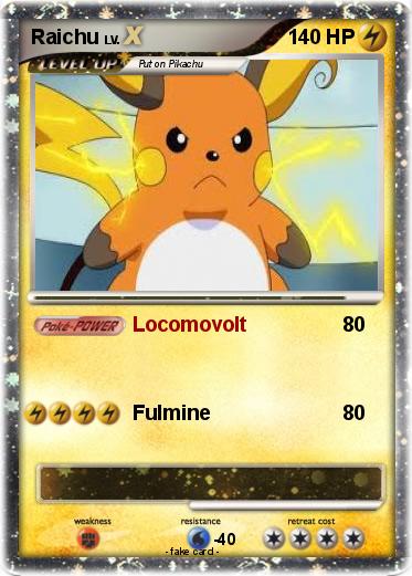 Pokemon Raichu