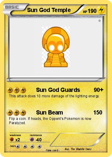 Pokemon Sun God Temple
