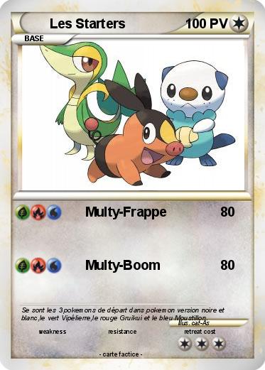 Pokemon Les Starters