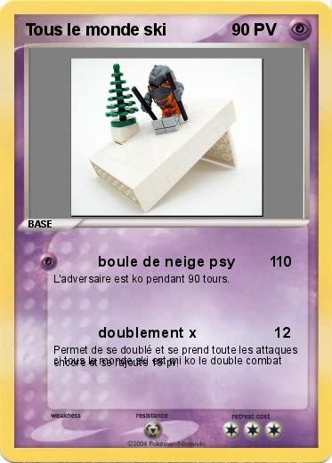 Pokemon Tous le monde ski