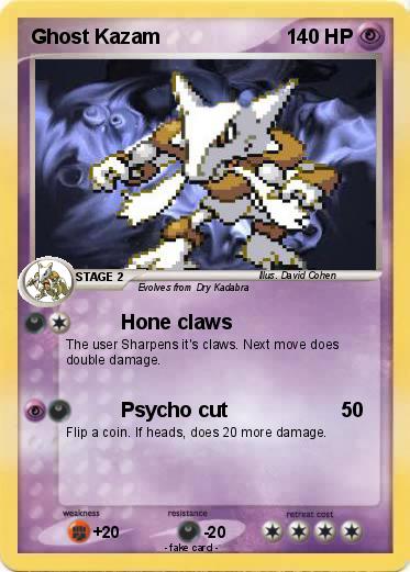 Pokemon Ghost Kazam