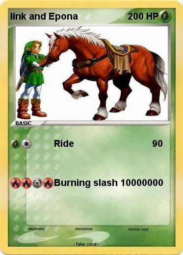 Pokemon link and Epona