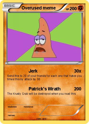 Pokemon Overused meme