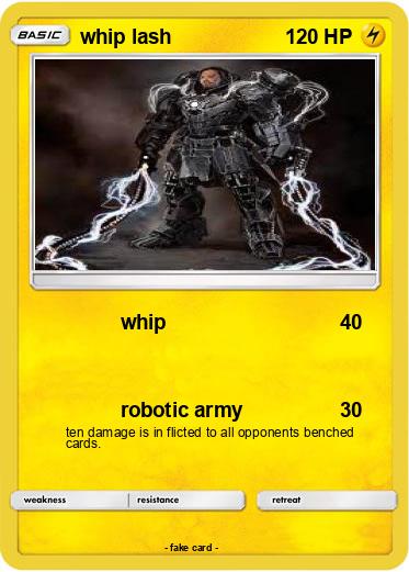 Pokemon whip lash